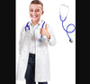 5303-Polyester Lab Coat for Kids-White-4 | ABC Books