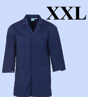 5171-ABC Lab Coat-Polyester Unisex-Navy Blue-2XL | ABC Books