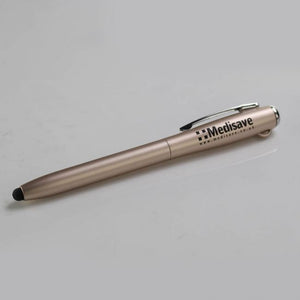 Medical Tools-Medisave LED Pen Light-Stylus-Ballpoint 3-in-1-ROSEGOLD | ABC Books