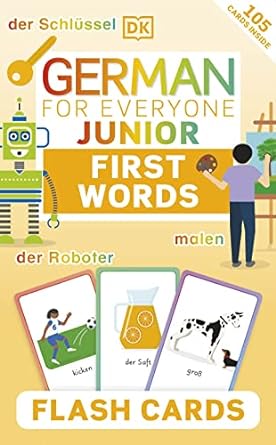 German for Everyone Junior First Words Flash Cards | ABC Books