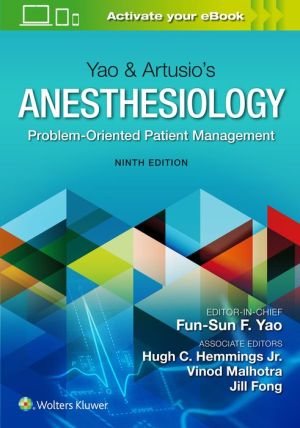 Yao & Artusio's Anesthesiology : Problem-Oriented Patient Management, 9e | ABC Books