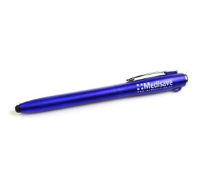 Medical Tools-Medisave LED Pen Light-Stylus-Ballpoint 3-in-1-BLUE | ABC Books
