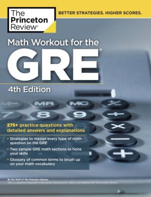 Math Workout for the GRE, 4e | ABC Books
