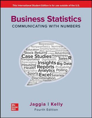 ISE Business Statistics: Communicating with Numbers, 4e | ABC Books