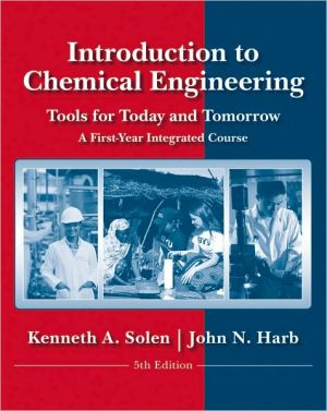 Introduction to Chemical Engineering - Tools for Today and Tomorrow, 5e (WSE) - ABC Books