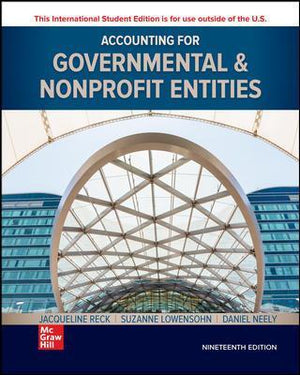 ISE Accounting for Governmental & Nonprofit Entities, 19e | ABC Books