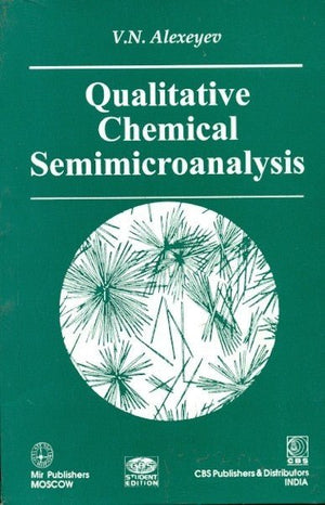 Qualitative Chemical Semimicroanalysis | ABC Books