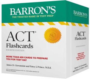 ACT Flashcards : Up-To-Date Review + Sorting Ring for Custom Study, 4e | ABC Books