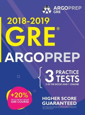 GRE by ArgoPrep: GRE Prep 2018 + 14 Days Online Comprehensive Prep Included + Videos + Practice Tests | GRE Book 2018-2019 |