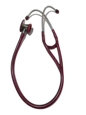 Stethoscope Stainless Steel Cardiolgy-Burgundy | ABC Books