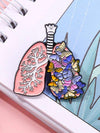 Key Ring- Fashion Butterfly Decor Body Organs Shaped Brooch | ABC Books