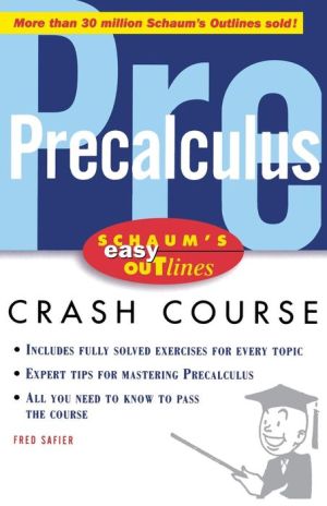Schaum's Easy Outline of Precalculus | ABC Books