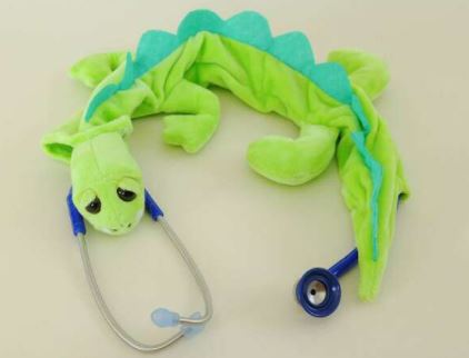 Medical Accessories-Pedia Pals Animal Plush-Stethoscope Cover (Dino)
