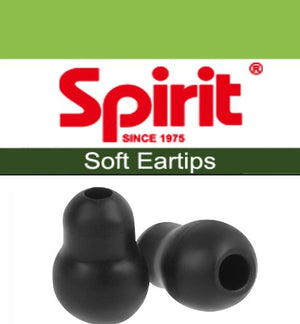 Spare Parts-Spirit-Ear Tips-Black | ABC Books