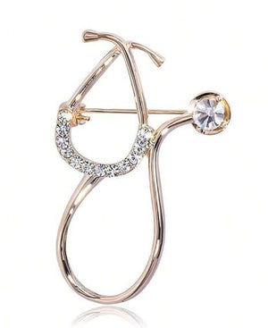 Medical Accessories- Stethoscope Brooch Ladies | ABC Books