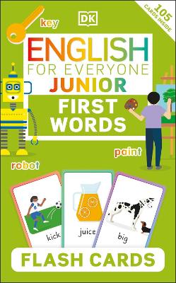 English for Everyone Junior First Words Flash Cards | ABC Books