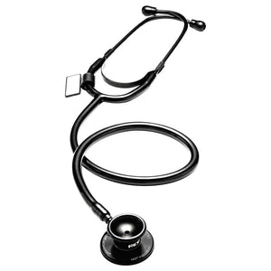 7143-MDF Basic Dual Head Stethoscope-Black/Blackout | ABC Books