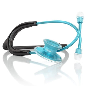 7121-MDF Acoustica® Stethoscope-Black/Aqua | ABC Books
