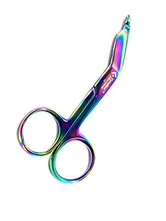 Medical Tools-German-Sterile Lister Bandage Scissors-3.5 Inch-Color Rainbow