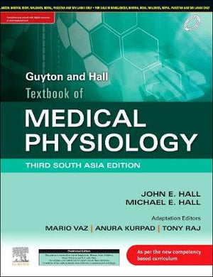 Guyton and Hall Textbook of Medical Physiology_3rd SAE , Third South Asian Edition , 3e | ABC Books