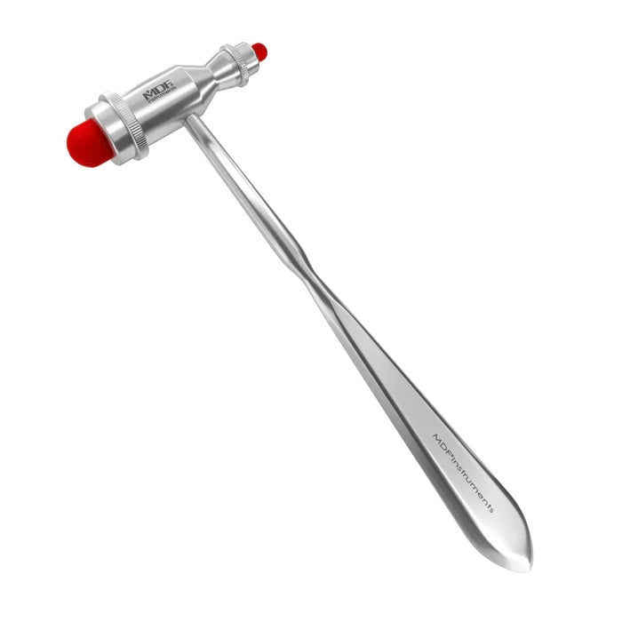 7014-Medical Tools-MDF Tromner Reflex Hammer With Pointed Tip-Red