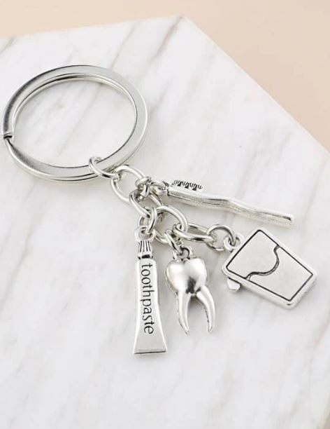 Medical Accessories-Key Ring-Toothbrush & Teeth