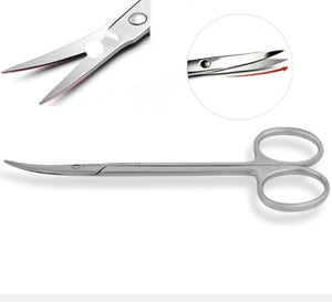 Medical Tools-Surgical Scissors-Curved-Stainless Steel-12cm | ABC Books