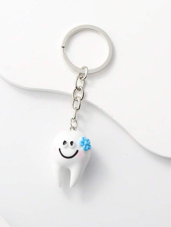 Medical Accessories-Key Ring-Cute Tooth-3D