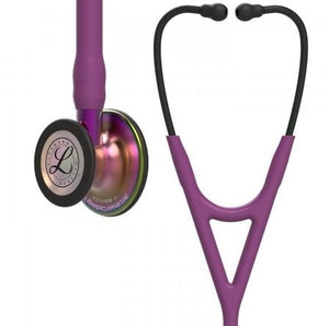 3M Littmann Cardiology IV Diagnostic Stethoscope: Rainbow & Plum-Violet Stem 6205 | ABC Books