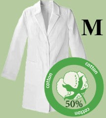 5075-ABC Lab Coat-Tetron-Unisex-White-M
