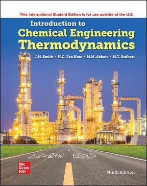 ISE Introduction to Chemical Engineering Thermodynamics, 9e | ABC Books