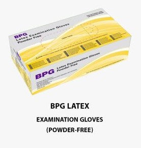 Medical Tools-BPG Latex Examination Gloves Powder Free 100pcs ( M )