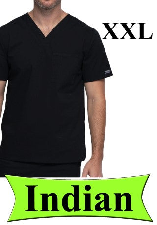 4168-ABC Scrub-Indian-Black-2XL