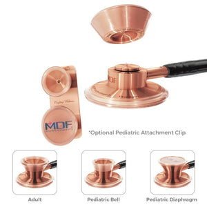 7079-MDF Pediatric Attachment With Clip-Rose Gold-For Md One® Epoch® Titanium Stethoscope | ABC Books
