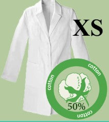 5072-ABC Lab Coat-Tetron-Unisex-White-XS