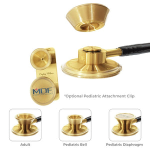 7076-MDF Pediatric Attachment With Clip-Gold-For Md One® Epoch® Titanium Stethoscope | ABC Books