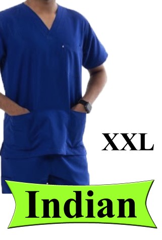 4162-ABC Scrub-Indian-Royal Blue-2XL