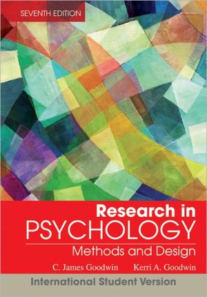 Research In Psychology : Methods and Design ( ISV), 7e | ABC Books