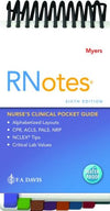 RNotes (R) : Nurse's Clinical Pocket Guide (Davis' Notes), 6e | ABC Books