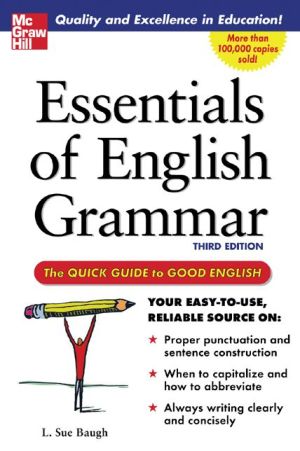 Essentials of English Grammar, 3e | ABC Books