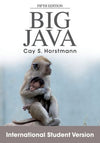 Big Java 5e International Student Version (WIE) | ABC Books
