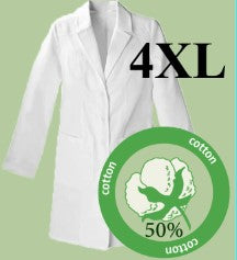 5070-ABC Lab Coat-Tetron-Unisex-White-4XL