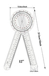 Medical Tools-Goniometer Quick Angle Protractor 12 Inch | ABC Books