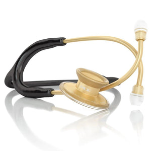 7123-MDF Acoustica® Stethoscope-Black/Gold | ABC Books