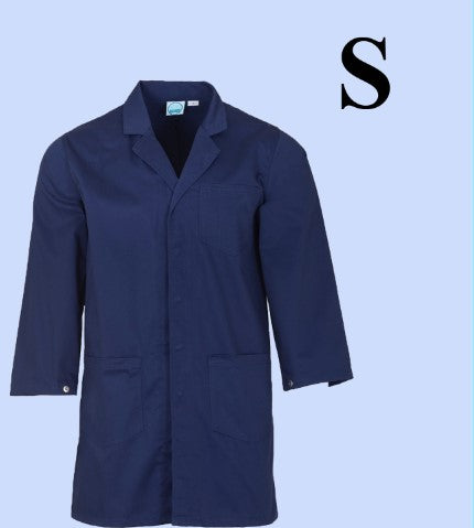 5174-ABC Lab Coat-Polyester Unisex-Navy Blue-S