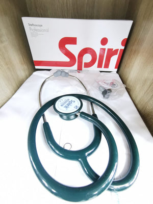 Spirit Majestic Series Adult Dual Head Stethoscope – DARK GREEN | ABC Books