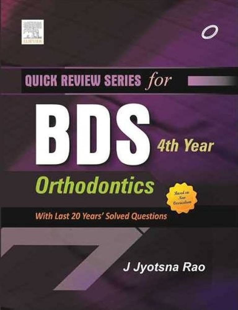 QRS for BDS 4th Year, Orthodontics