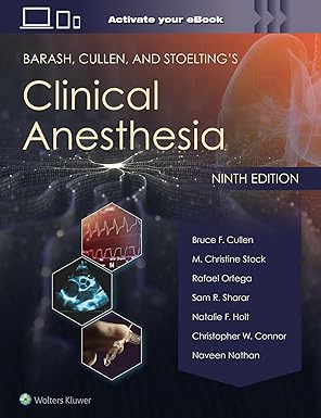 Barash, Cullen, and Stoelting's Clinical Anesthesia, 9e | ABC Books