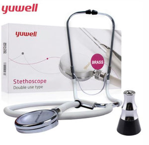 yuwell-Brass-Stethoscope Dual Head | ABC Books