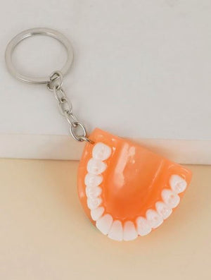 Medical Accessories-Key Ring-Denture Design-orange | ABC Books